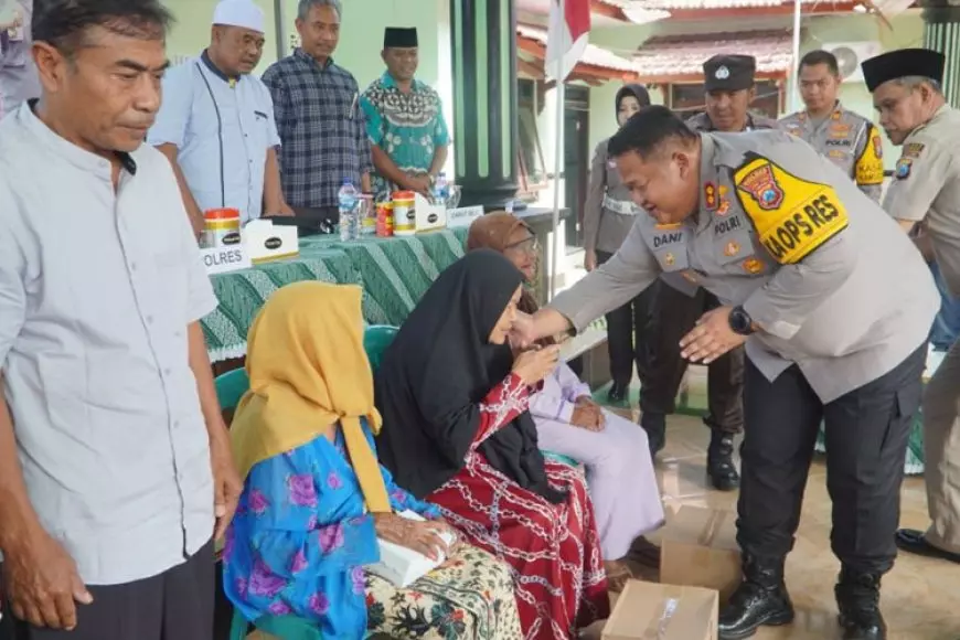 Jelang Ramadhan, Polres Pasuruan Gelar Bansos Ke Desa&#45;Desa