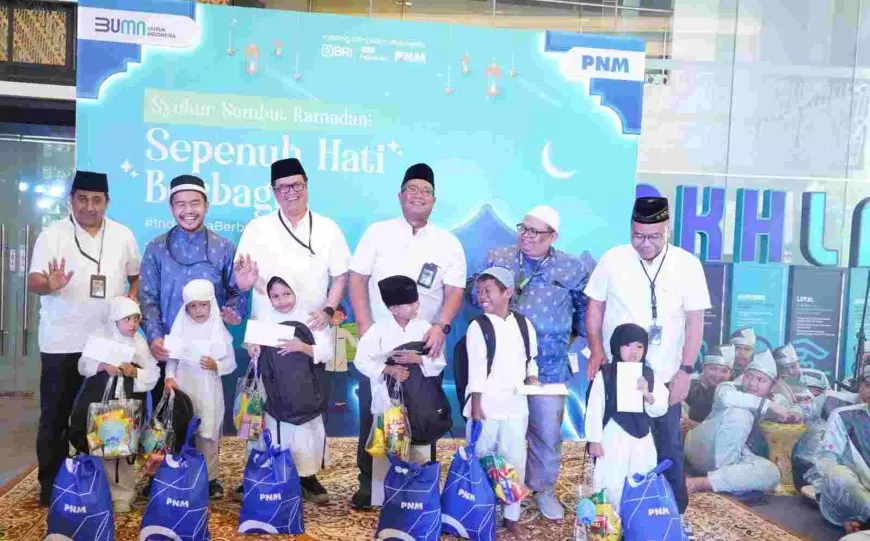 Sambut Ramadan, PNM Silaturahmi dan Berbagi Kebahagiaan Bersama Anak Yatim