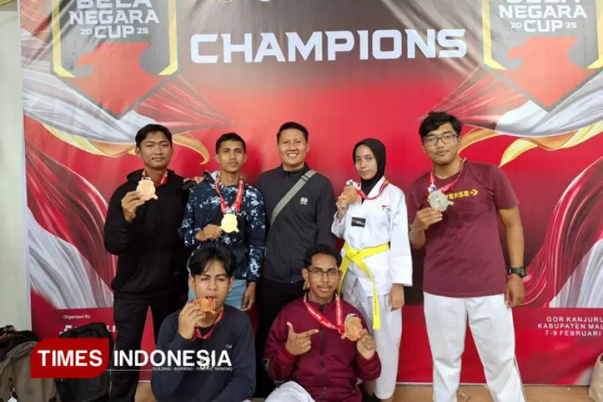 Kejuaraan Taekwodo Kemenhan RI, 6 Medali Disabet oleh Mahasiswa Unisma Malang