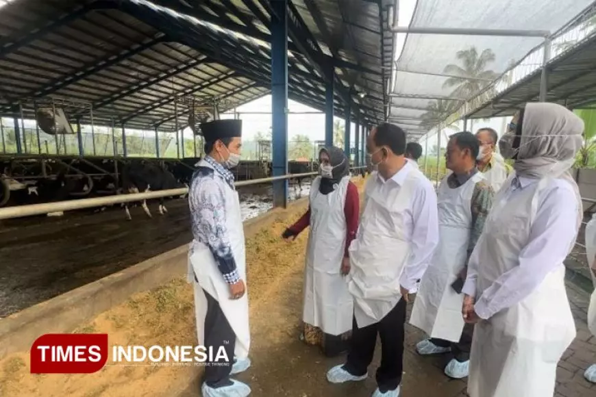 Kunjungan Menteri Koperasi ke JAB Farm&#45;KAN Jabung Malang