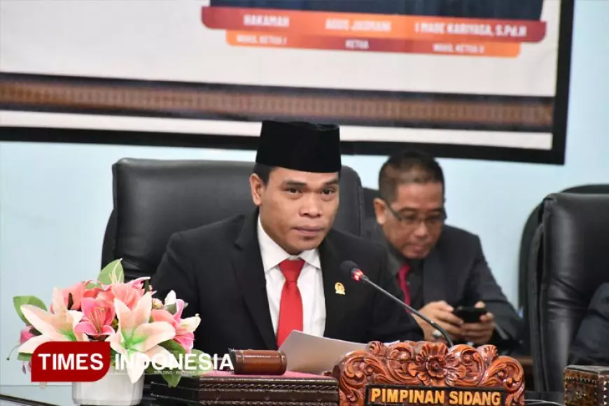 Ketua DPRD KLU Pimpin Sidang Paripurna Penyampaian Pidato Bupati KLU