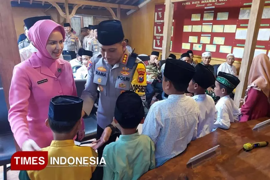 Kapolresta Banyuwangi Beri Wejangan Kepada Masyarakat di Safari Ramadhan 1446 H