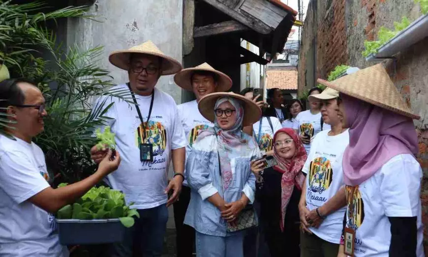 Urban Farming Lorong Mekaar, Langkah PNM Wujudkan Asta Cita Ketahanan Pangan