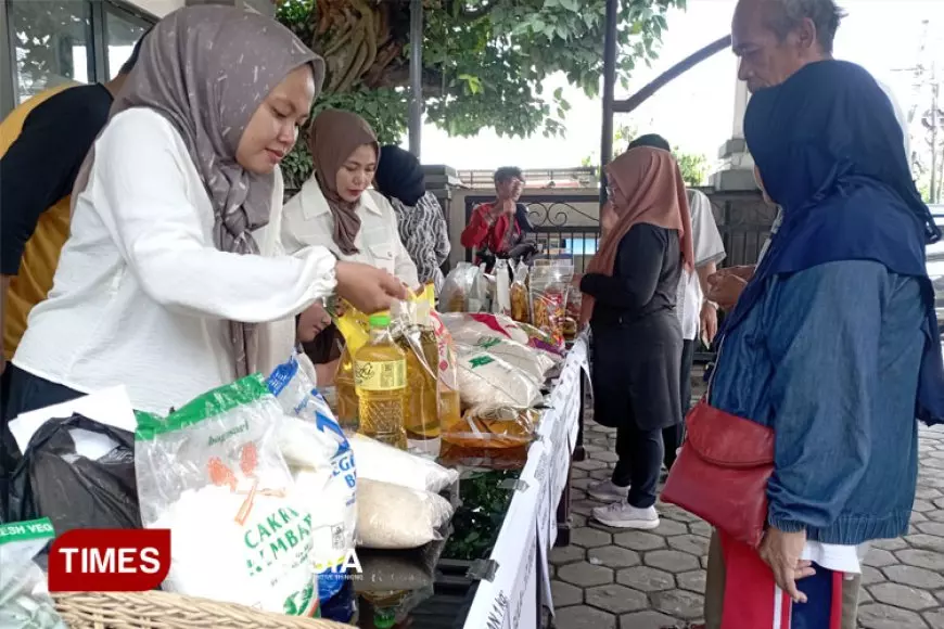 Pasarkan Produk Pangan Gapoktan dan UMKM, Gerakan Pangan Murah DKP Kabupaten Malang