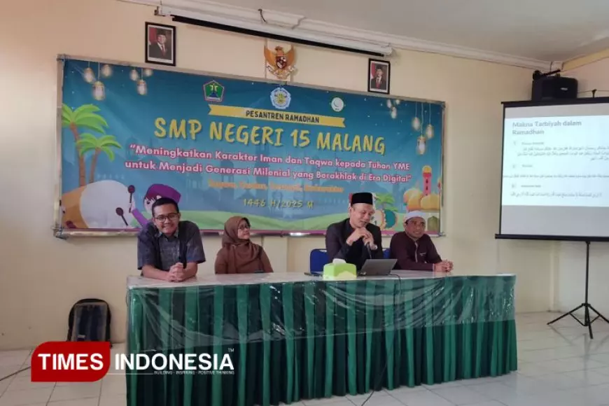 Dosen Unisma Malang Isi Kajian Ramadan di SMPN 15