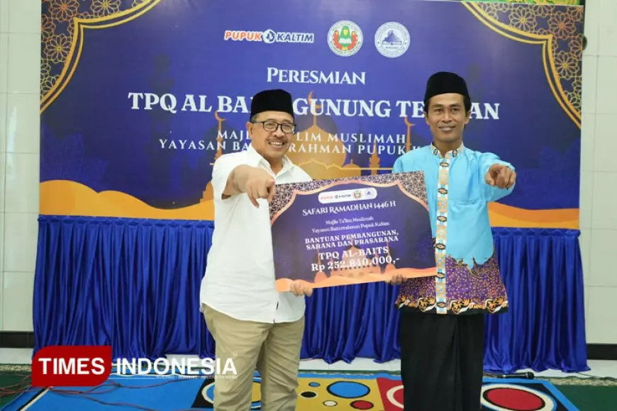 Tebar Berkah Ramadan, MTM Yayasan Baiturrahman di Kota Bontang Salurkan Bantuan Rp574 Juta