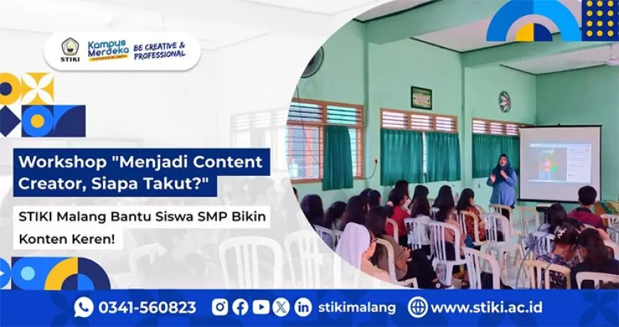 STIKI Malang Gelar Workshop "Menjadi Content Creator, Siapa Takut?"