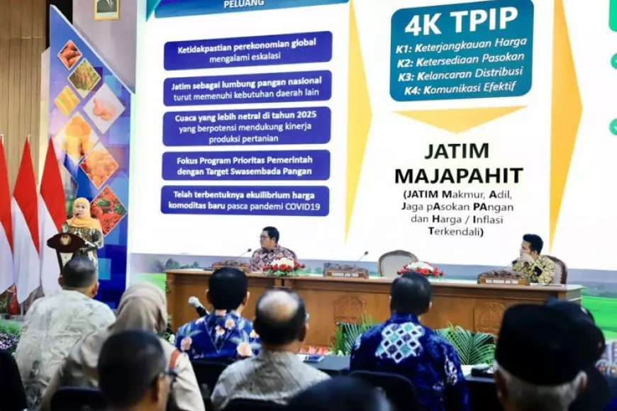 Jaga Stabilitas Harga Jelang Lebaran 2025, Wabup Probolinggo Hadiri HLM TPID Jatim