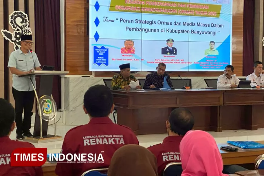 Bakesbangpol Banyuwangi Dorong Sinergi Ormas dan Media Massa untuk Pembangunan Daerah