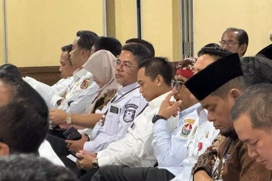 Bupati Haris Hadiri Rakor Penguatan Tata Kelola Pemerintahan Bebas Korupsi