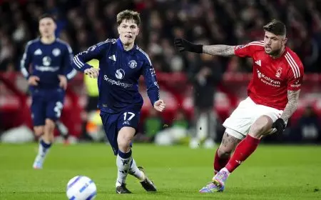 Nottingham Forest Bungkam Manchester United 1-0, Gol Cepat Elanga Jadi Penentu