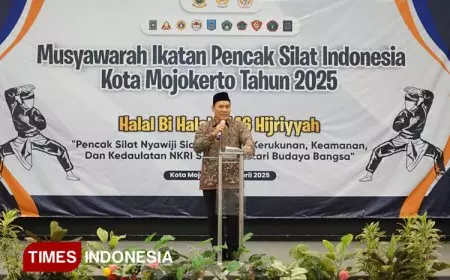 Buka Muskot IPSI Kota Mojokerto, BHS: Pencak Silat Harus Bersiap Raih Medali di Kancah Global