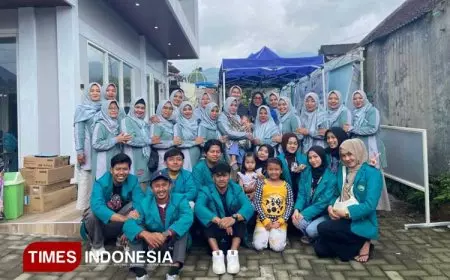 Dukung Tumbuh Kembang Balita dan Anak, Mahasiswa Unisma Malang Turut dalam Pelaksanaan Posyandu