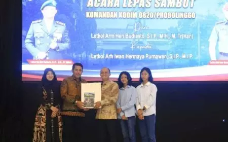 Bupati Haris dan Wabup Fahmi Hadiri Lepas Sambut Dandim 0820 Probolinggo