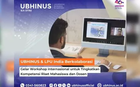 UBHINUS &amp; LPU India Berkolaborasi Gelar Workshop Internasional