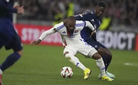 Lyon dan Manchester United Imbang 2-2, Drama di Leg Pertama Perempat Final Liga Europa Berakhir Seri