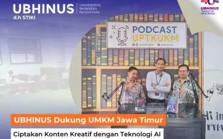 UBHINUS Dukung UMKM Jawa Timur Ciptakan Konten Kreatif dengan Teknologi AI
