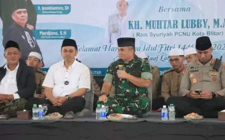 Pesan Dandim Blitar Letkol Hendra Sukmana di Halal Bihalal PSHT: Jaga Sinergi, Raih Prestasi