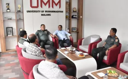 Kodim 0818 Malang/Batu Perkuat Kerjasama Pendidikan dan Bela Negara dengan UMM