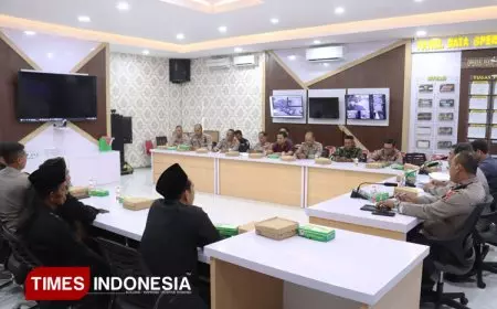 Polresta Banyuwangi Matangkan Persiapan Jaga Kondusivitas Hajatan Besar Perguruan Silat