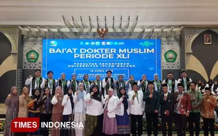 FK Unisma Malang Gelar Baiat Dokter Muslim ke-41