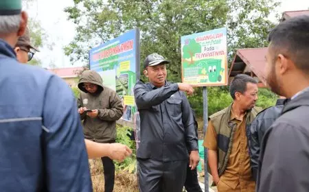 Sidak Lahan Makam Loktuan, Bonnie Minta Pemkot Bontang Serius Siapkan Lahan