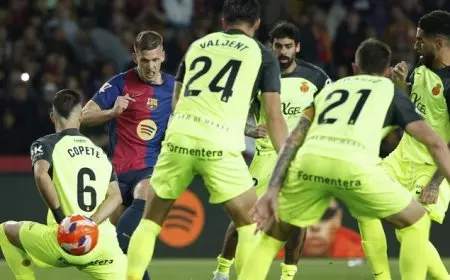 Olmo Bawa Barcelona Makin Dekat dengan Gelar La Liga Usai Taklukkan Mallorca