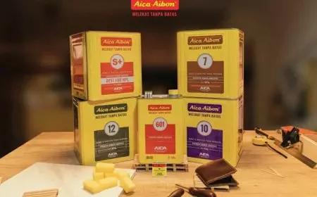 Aica Aibon Perkenalkan Kemasan Baru dan Sistem Warna: Satu Lem, Banyak Solusi