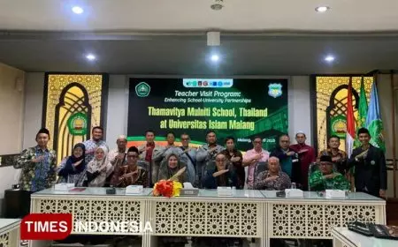 Unisma Malang Terima Kunjungan Delegasi Thamavitya Mulniti School Thailand