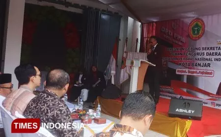 Resmikan Gedung Sekretariat DPD PPNI, ini Harapan Wakil Wali Kota Banjar