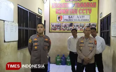 Kapolres Majalengka Mendadak Cek Ruang Tahanan Mapolres, Ini Alasannya