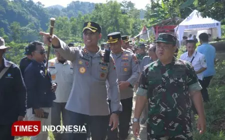 Kapolres Titus Yudho Hijaukan Bekas Tambang Ilegal Lewat Penanaman 500 Pohon