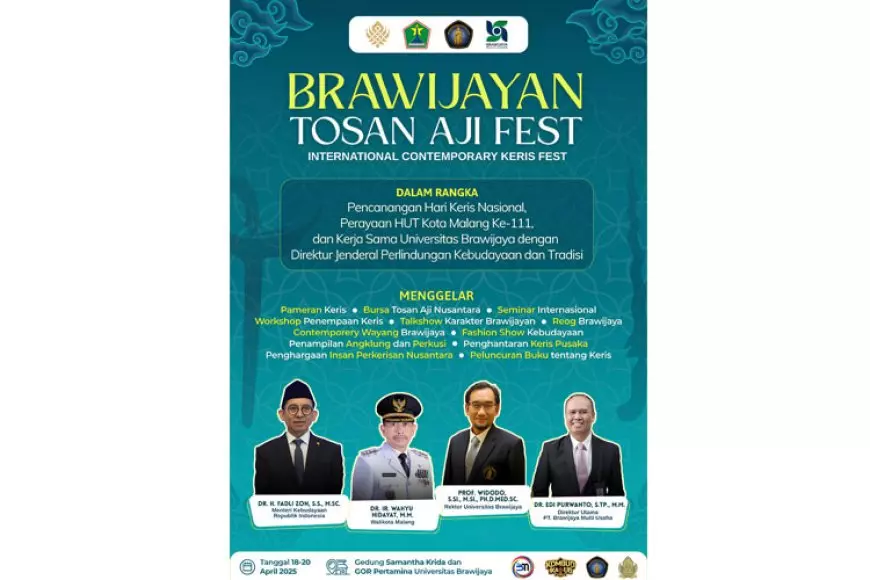 Datang dan Meriahkan! Brawijayan Tosan Aji Fest 2025 di Universitas Brawijaya
