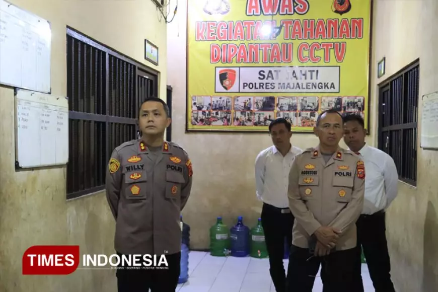 Kapolres Majalengka Mendadak Cek Ruang Tahanan Mapolres, Ini Alasannya