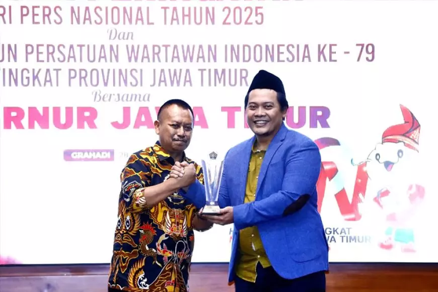 Bendum PW GP Ansor Jatim Raih Penghargaan Tokoh Inspiratif