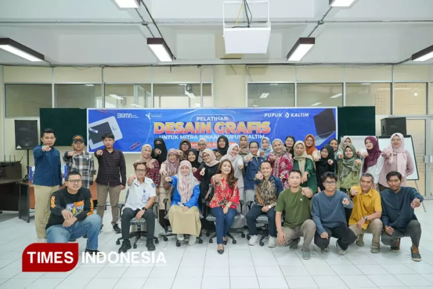 Lewat Pelatihan Desain Grafis, Pupuk Kaltim Dorong Mitra Binaan Bangun Identitas Merek yang Kuat