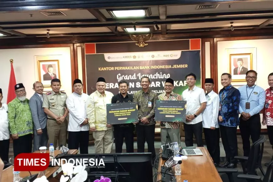 Bangkitkan Ekonomi Syariah, KPwBI Jember Luncurkan Program Sadar Wakaf