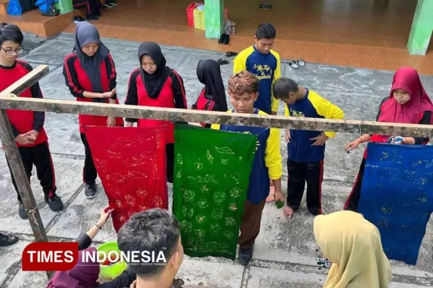 Tiga Hari Membatik, Tiga Hari Menyalakan Api Kepemimpinan di SLBN Karangrejo, Madiun