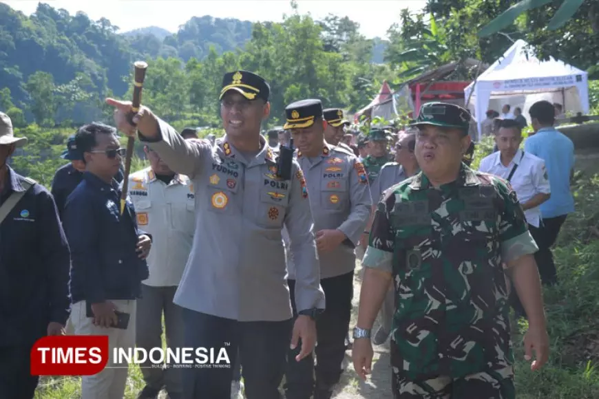Kapolres Titus Yudho Hijaukan Bekas Tambang Ilegal Lewat Penanaman 500 Pohon