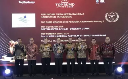 Penghargaan Top BUMD Awards 2025: Mendorong BUMD via GCG dan Digitalisasi