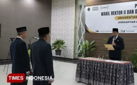 Wakil Rektor II UWG Malang, Siap Mengemban Amanah untuk Kesejahteraan dan Kemajuan Kampus