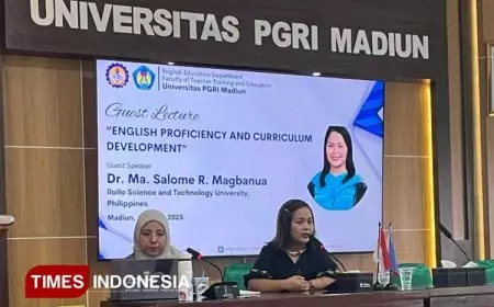 Implementasi Kerjasama dengan ISATU Philippines, UNIPMA Madiun Gelar Guest Lecture