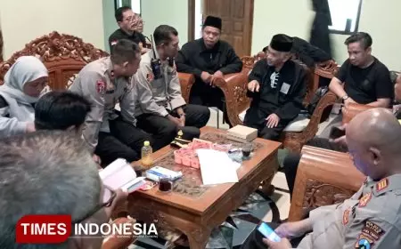 Polres Blitar Silaturahmi ke Padepokan PSHT, Perkuat Sinergi Kamtibmas