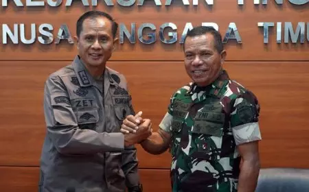 Begini Respon Kajati Saat Kunjungan Danrem 161/Wirasakti di Kejati NTT