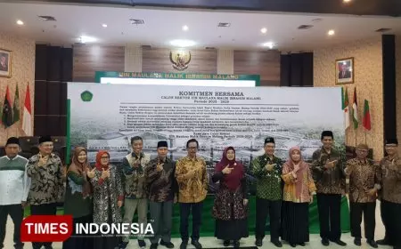 12 Calon Rektor UIN Malang Teken Komitmen Jaga Suasana Kondusif Jelang Pemilihan