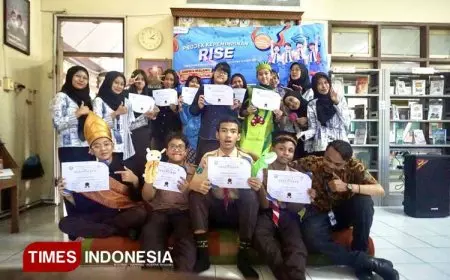 RISE (Reaching Improvement and Success in English) PPG UNISMA Hadir di SMPN 5 Malang