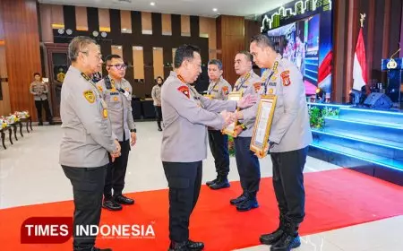 Polda Jatim Sabet Juara 1 Nasional di Dua Kategori Bergengsi Rakernis SDM Polri 2025