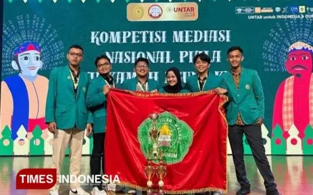 Delegasi Fakultas Hukum Unisma Raih Juara Ketiga Kompetisi Mediasi Nasional Piala Mahkamah Agung