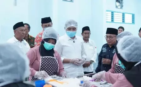 Bupati Jember Fawait Buka Dapur MBG Pertama yang Dikelola Swasta