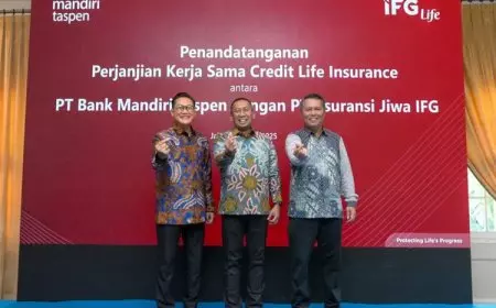 Bank Mandiri Taspen dan IFG Life Jalin Kerja Sama Asuransi Jiwa Kredit